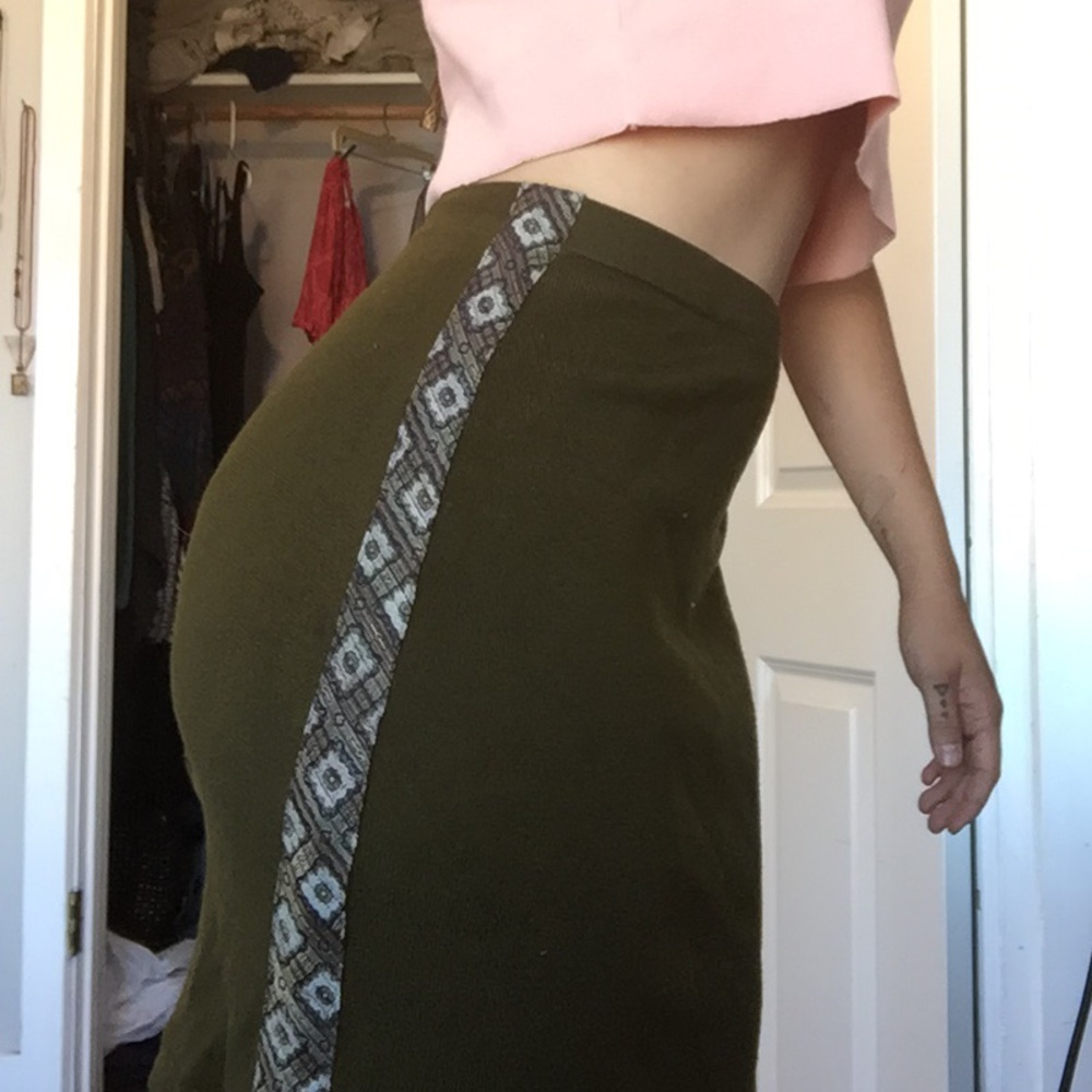 Olive Green Skirt